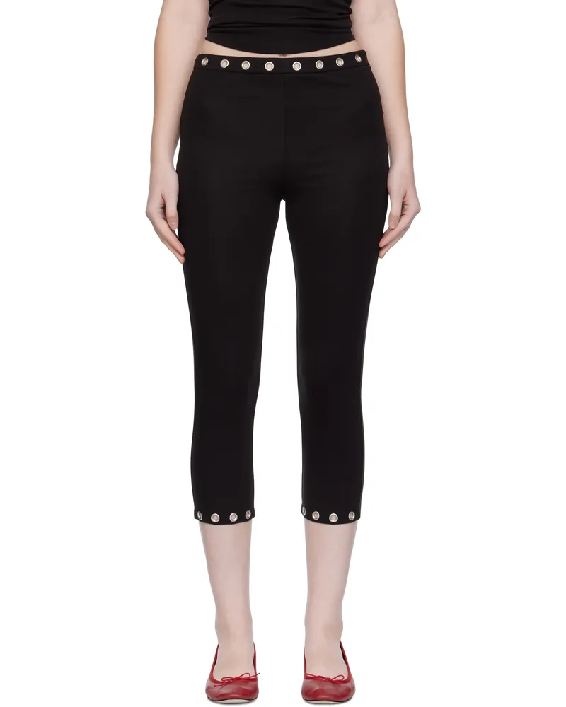 Miaou Black Carla Capri Leggings Black