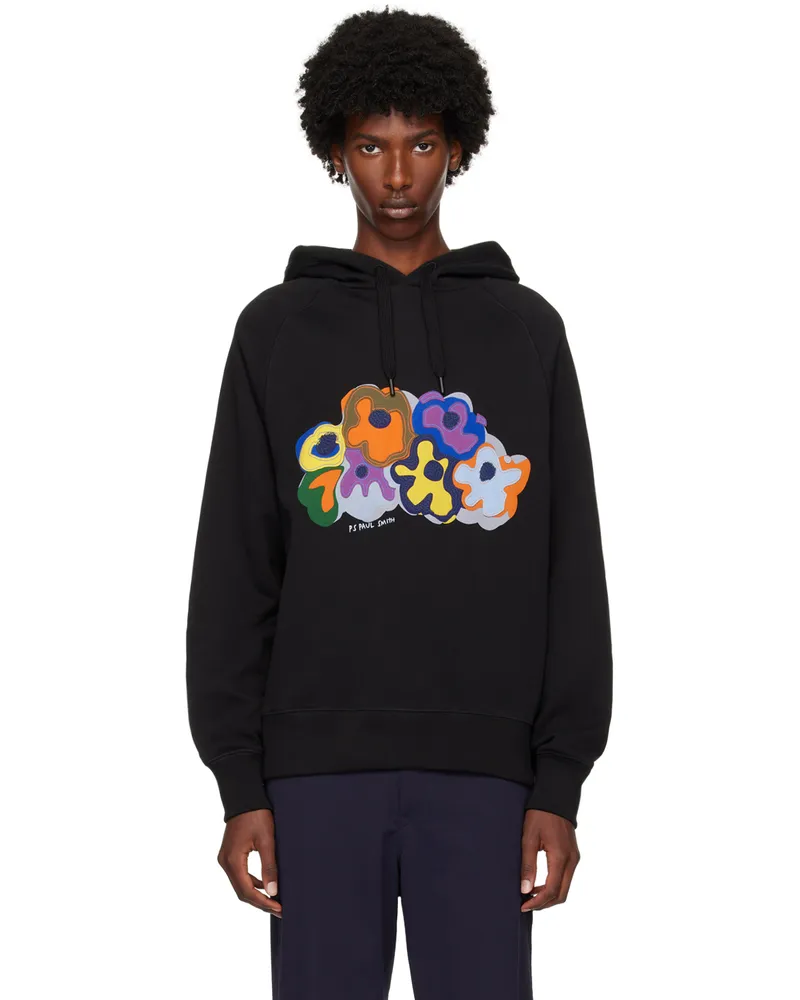 Paul Smith Black Embroidered Hoodie 79
