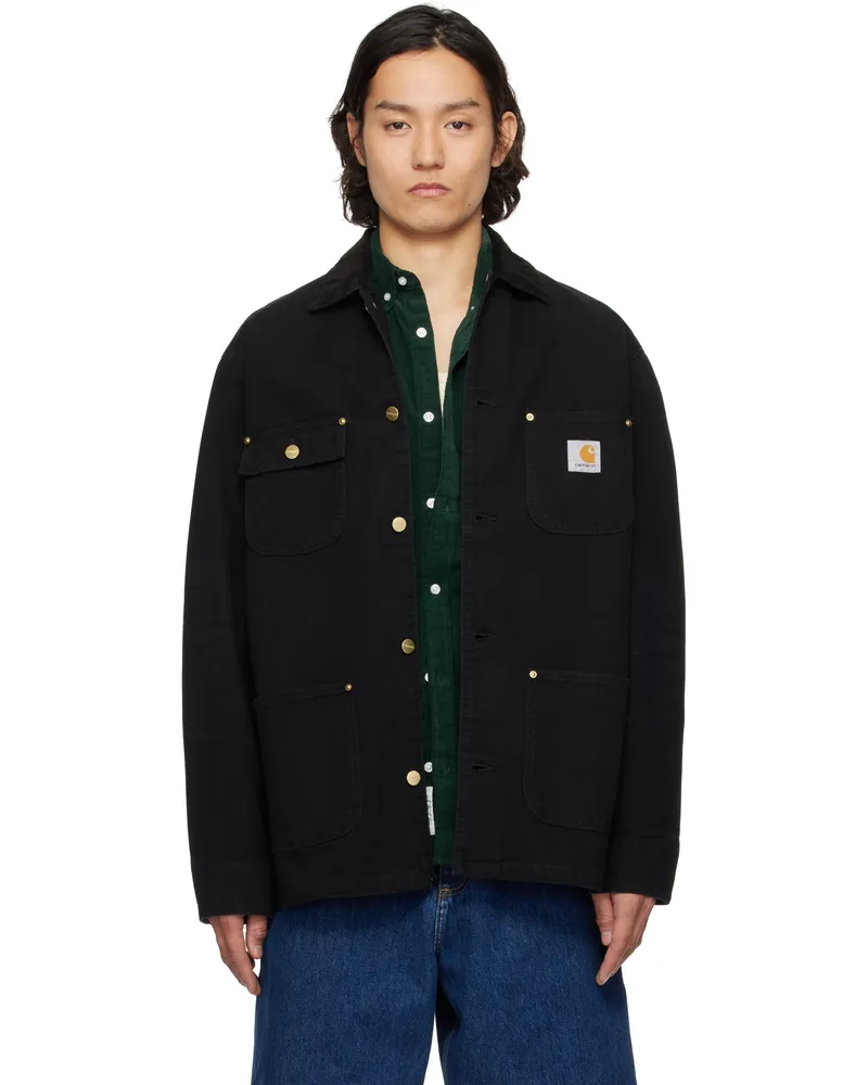 Carhartt WIP Black OG Chore Jacket 00e3k