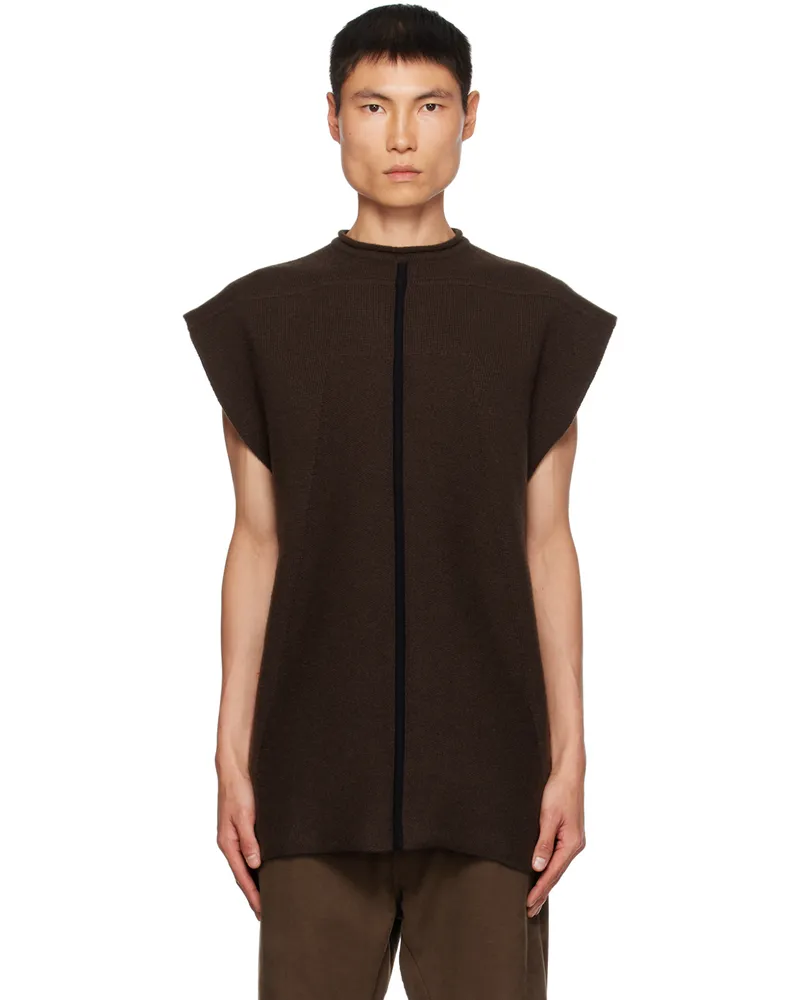 Rick Owens Brown Motivo Sweater 0409