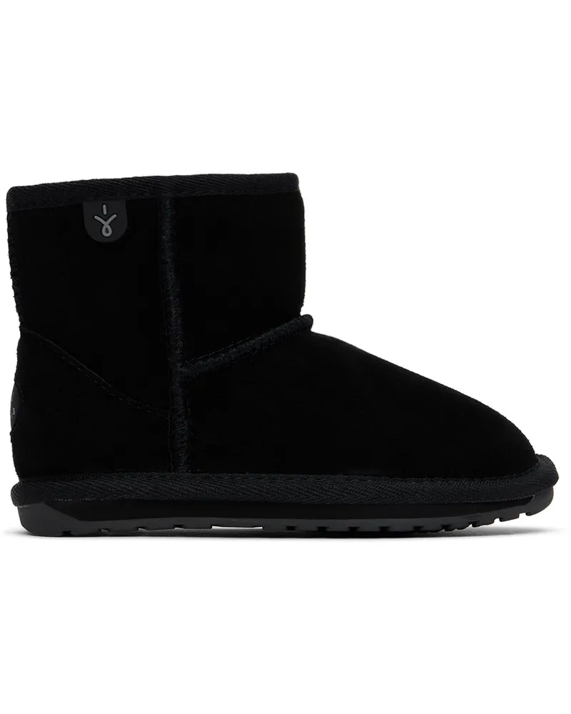 EMU Kids Black Wallaby Mini Boots Black