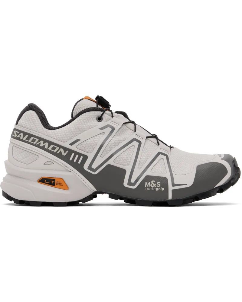 Salomon Gray Speedcross 3 GORE-TEX Sneakers Lunar