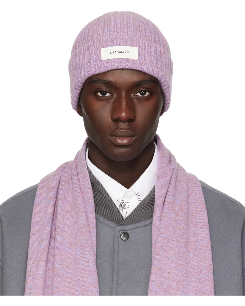 Lisa Yang Purple Menton Beanie Im