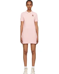 Kenzo Pink Paris Boke Flower Minidress Faded