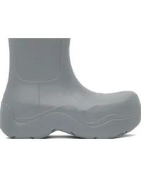 Bottega Veneta Gray Puddle Chelsea Boots 1268-vapor