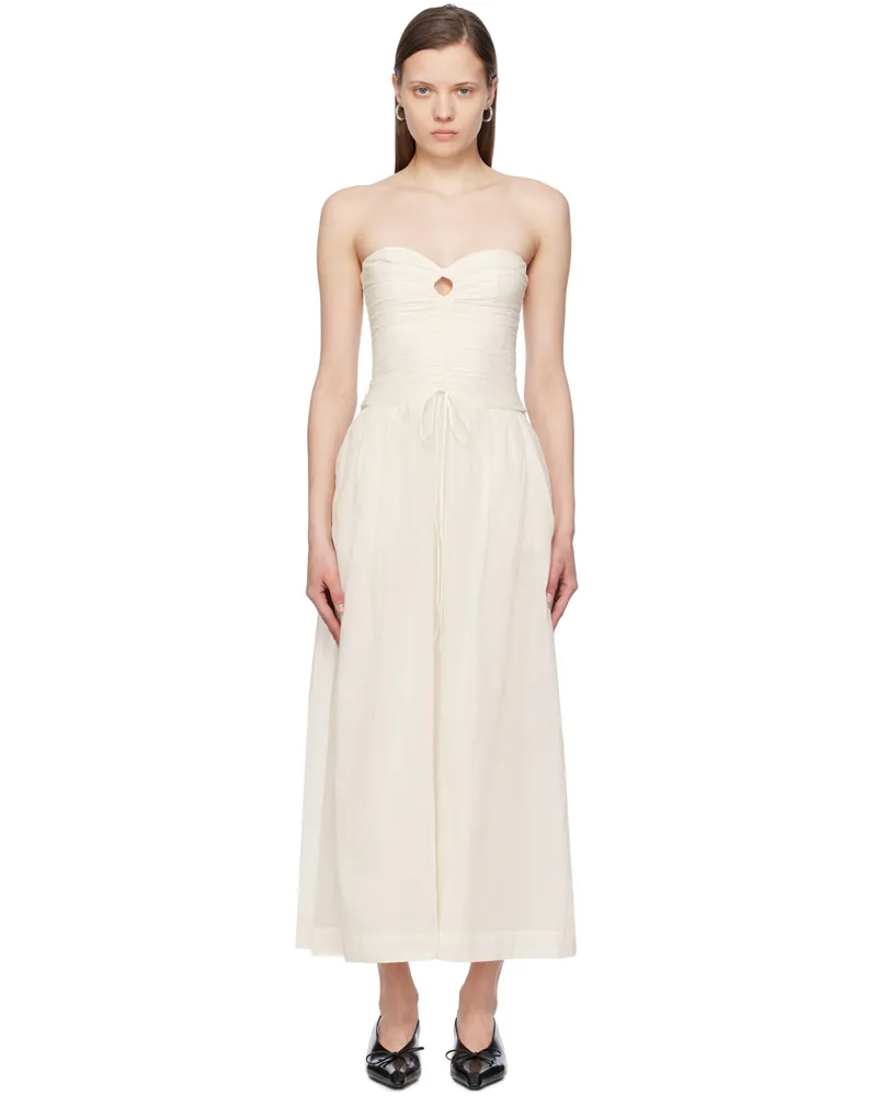 bec & bridge Off-White Palmer Maxi Dress Ivory