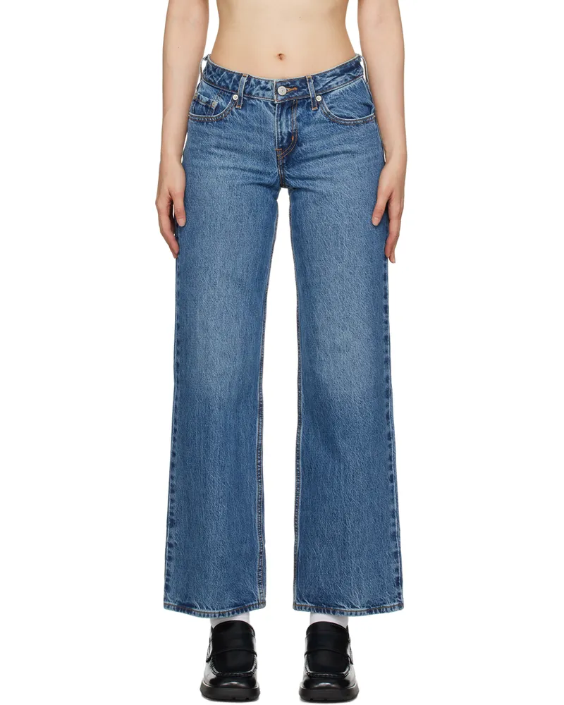 Levi's Blue Low Loose Jeans Real