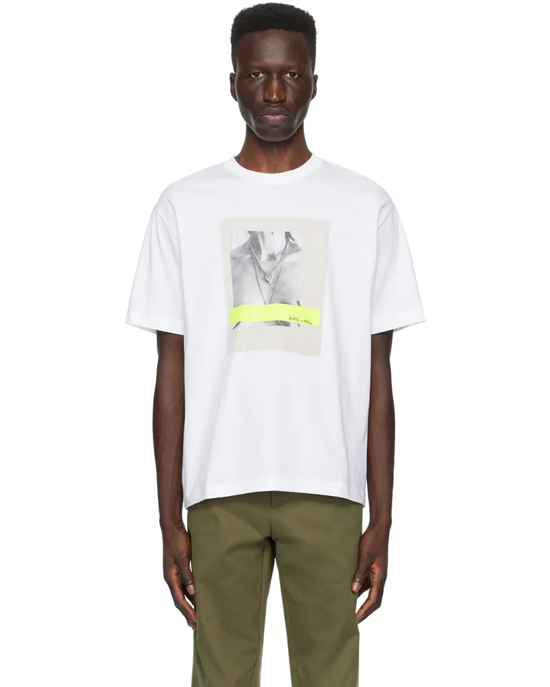 A.P.C. White Natacha Ramsay-Levi Edition T-Shirt Dam