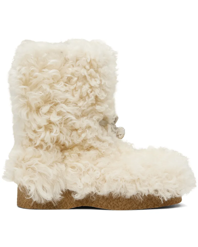 Bottega Veneta Off-White Torino Boots 9202