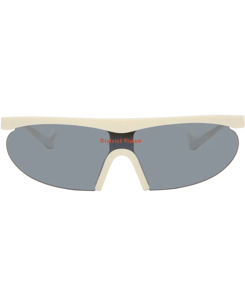 District Vision Beige Koharu Eclipse Sunglasses Limestone