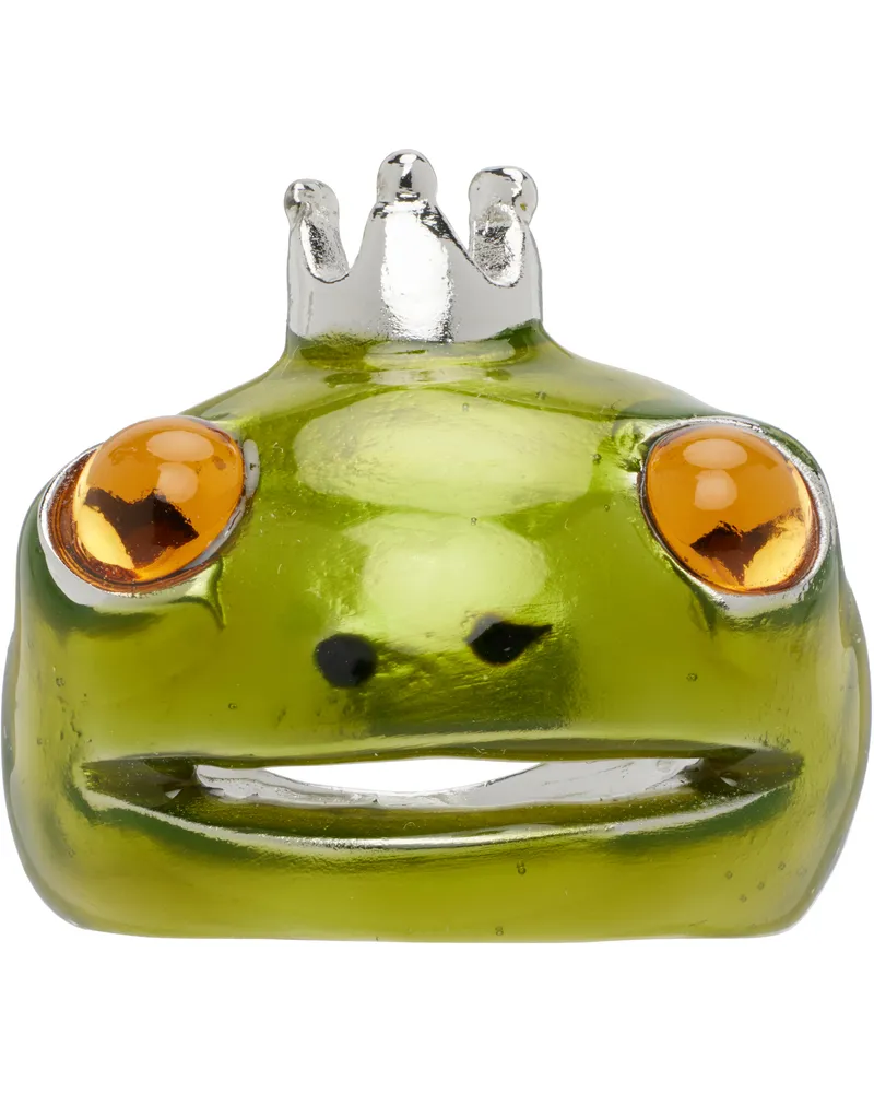 Collina Strada Frog Prince Ring Lime