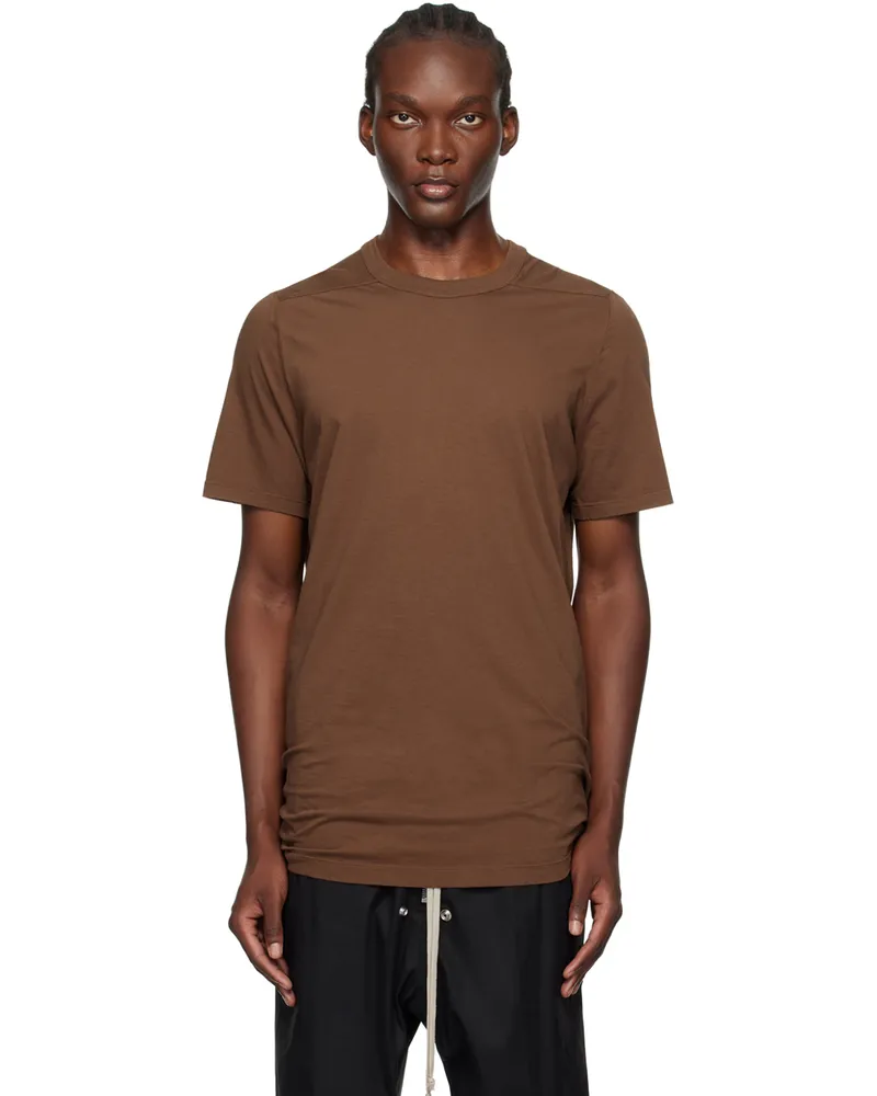 Rick Owens Brown Porterville Level T-Shirt 93