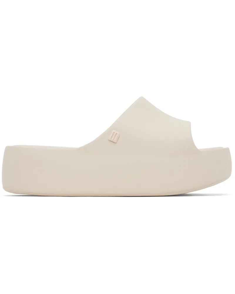 Melissa Beige Free Platform Slides As381