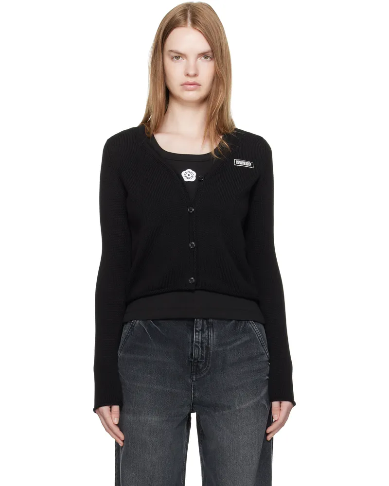 Kenzo Black Kenzo Paris 'KENZO City' Cardigan 99j