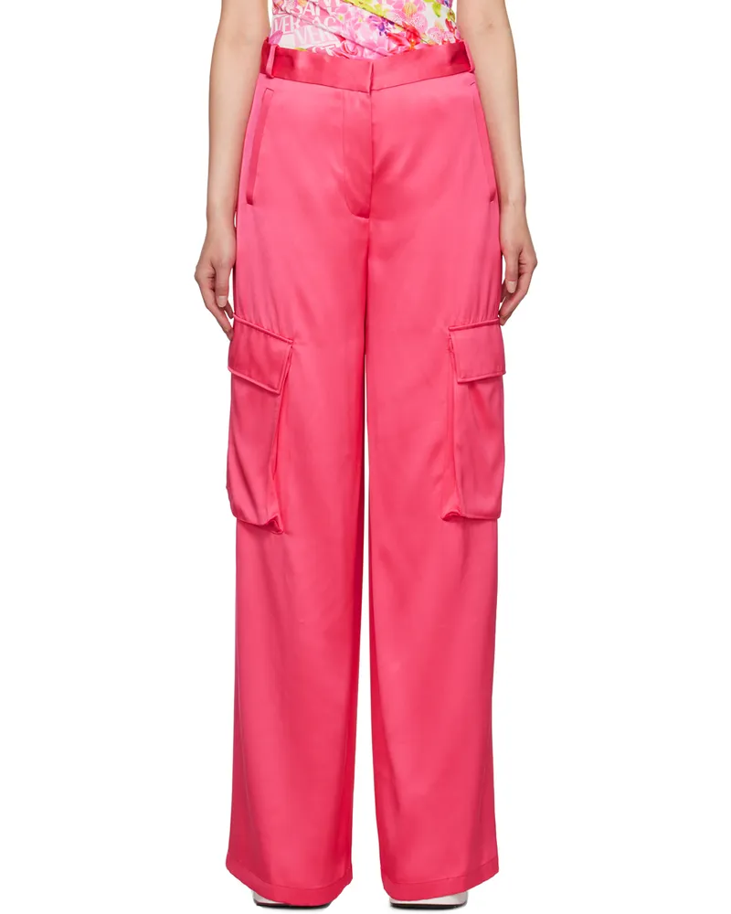 Versace Pink Cargo Pocket Trousers 1pm60