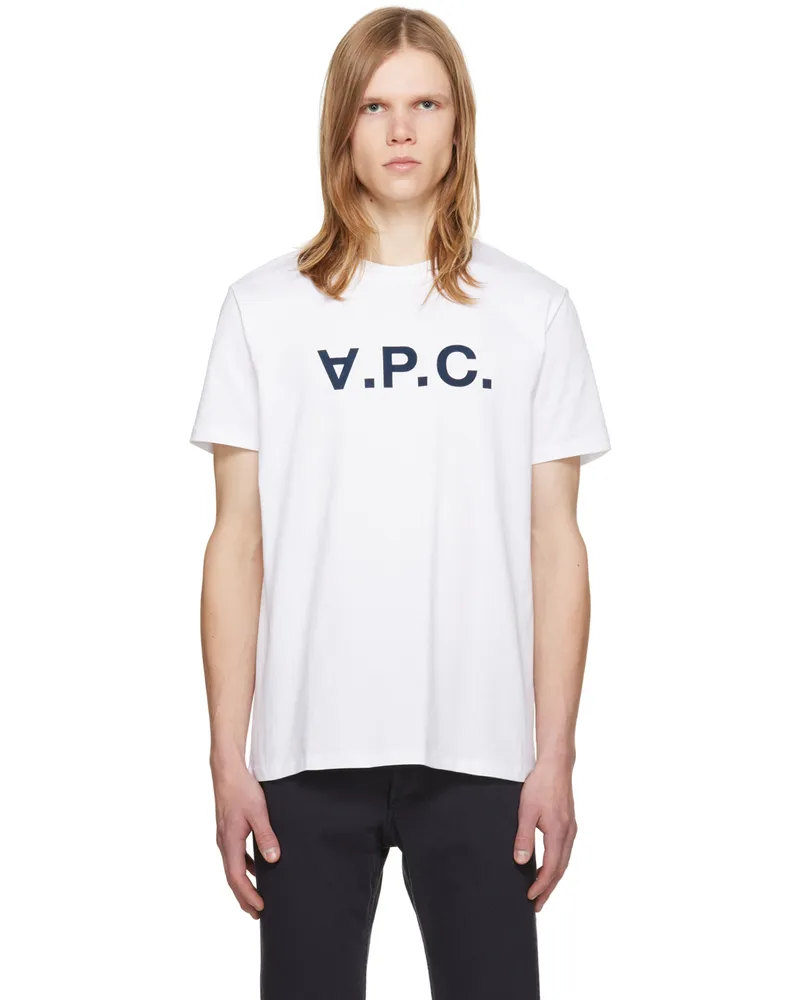 A.P.C. White VPC T-Shirt Iak