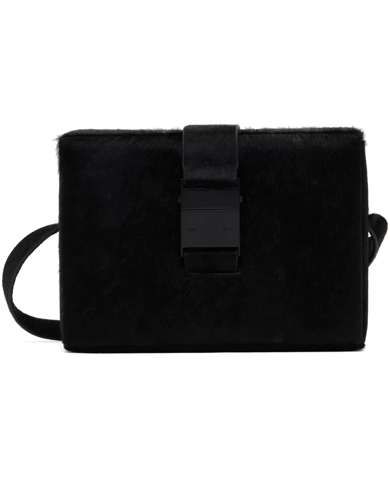 Heliot Emil Black Pony Hair Solely Box Bag Black