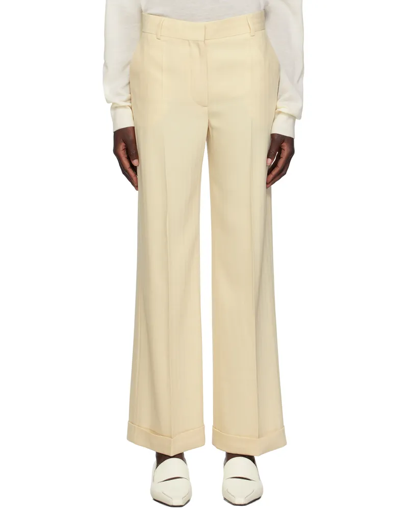 Totême Beige Tailored Trousers 702