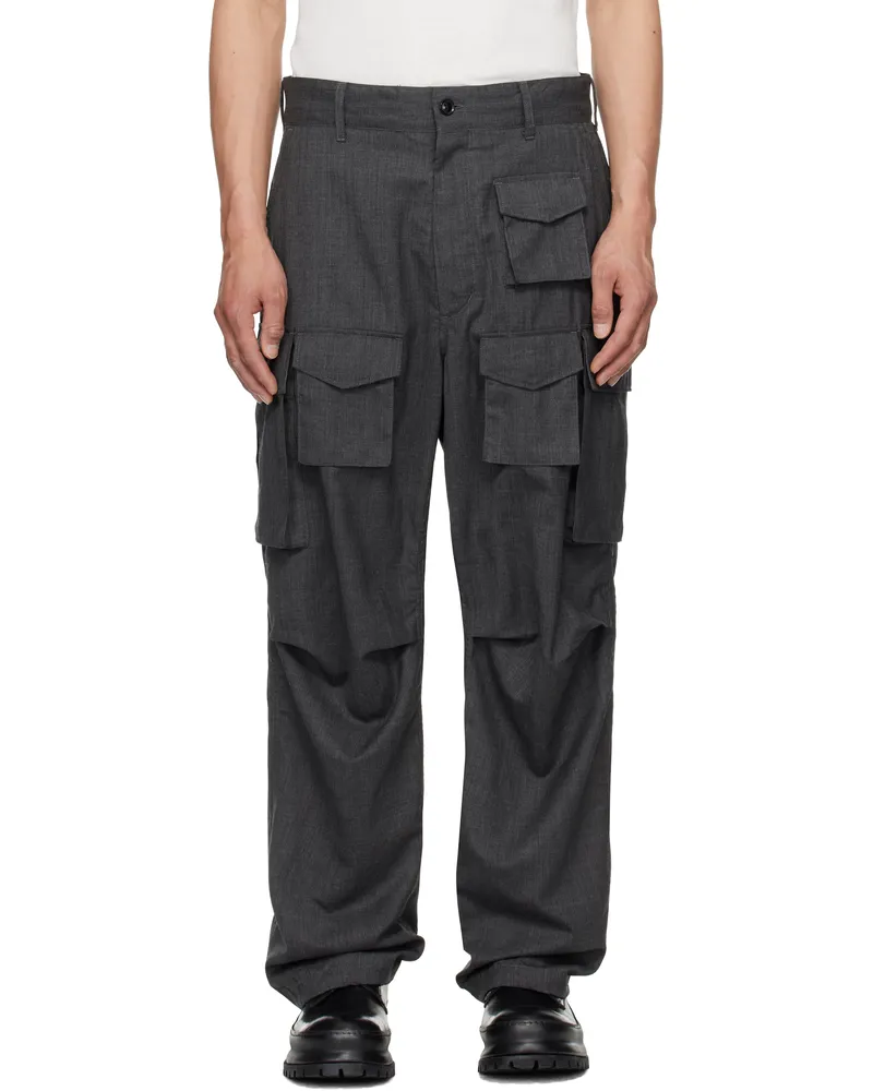 Engineered Garments Gray FA Cargo Pants Lc001