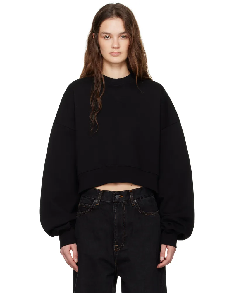 WARDROBE.NYC Black Hailey Bieber Edition HB Track Sweatshirt Black