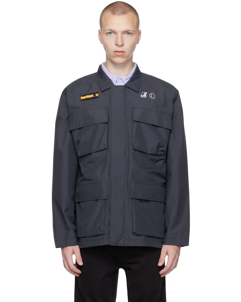 Universal Works Navy K-Way Edition Porthmeor Jacket Navy