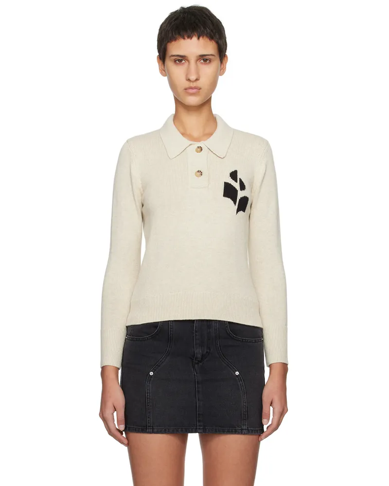 Étoile Isabel Marant Off-White Nola Polo 02ly