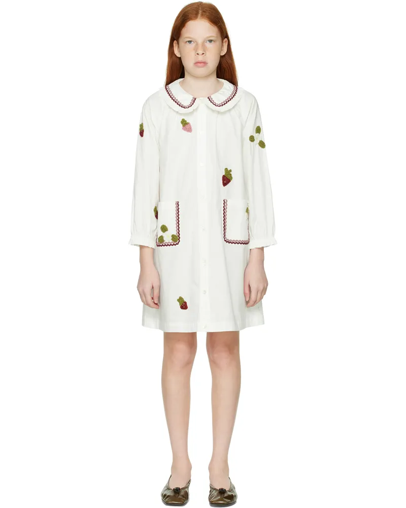 Sea Kids White Callie Dress Cream