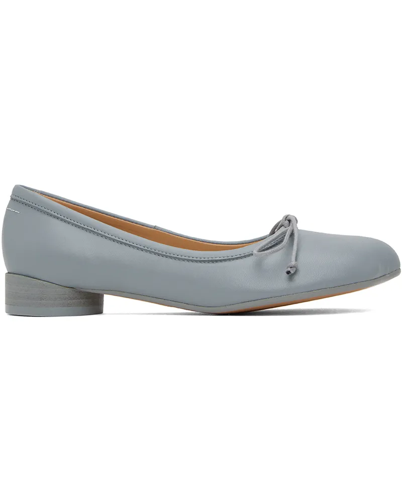 Maison Margiela Blue Anatomic Ballet Flats T8060