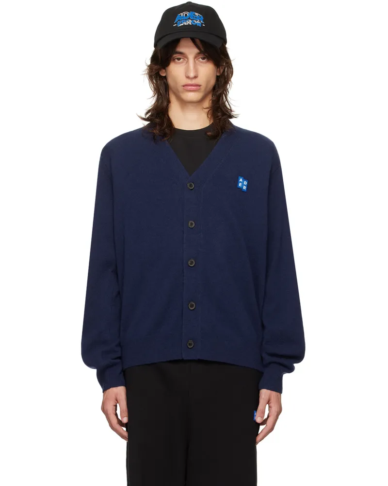 Adererror Navy TRS Tag 01 Cardigan Navy