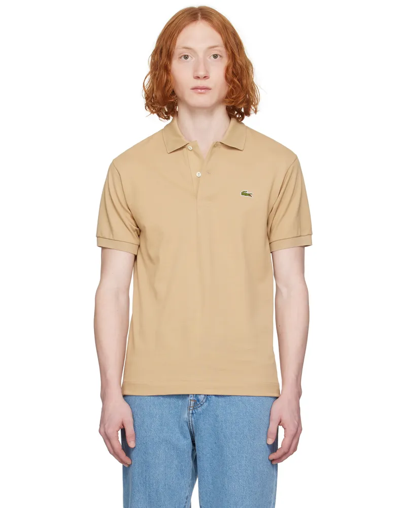 Lacoste Beige Classic Fit Original Polo 02s
