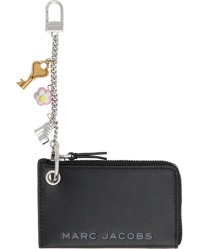 Marc Jacobs Black 'The Coin Purse Charm' Coin Pouch 001