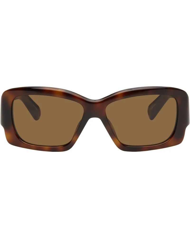 Jacquemus Brown La Croisière 'The Croisière' Sunglasses 080
