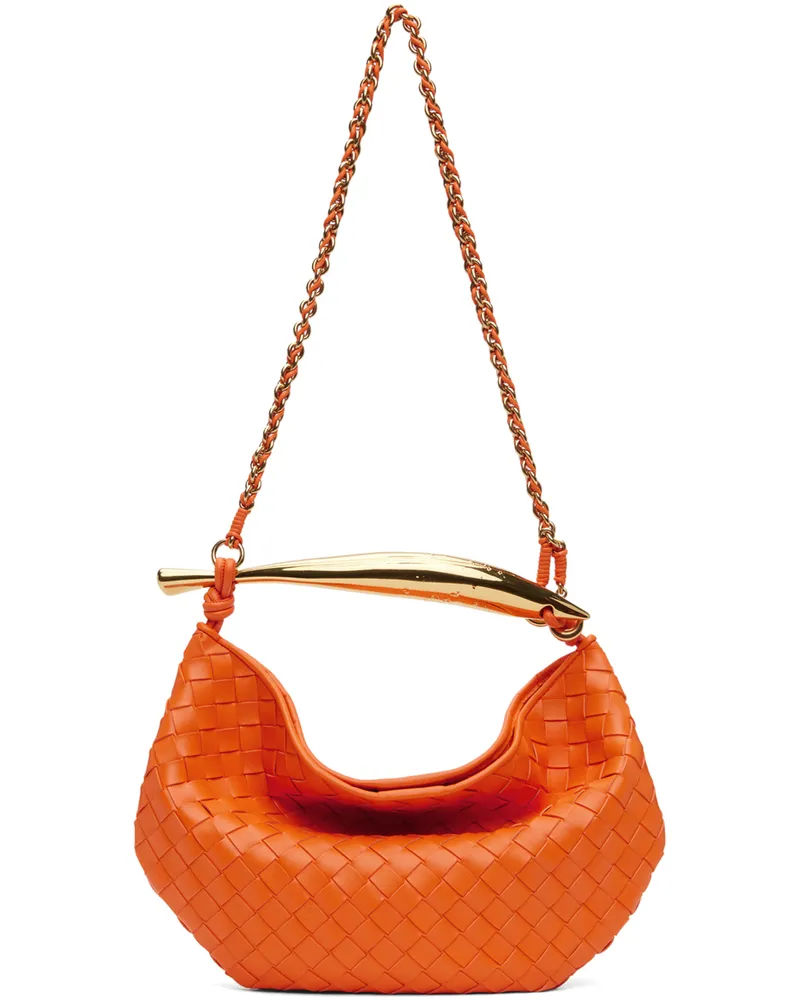 Bottega Veneta Orange Sardine With Chain Bag 7517