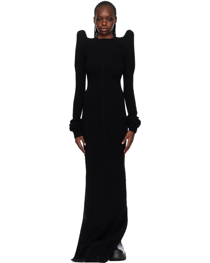 Rick Owens Black Tec Maxi Dress 09