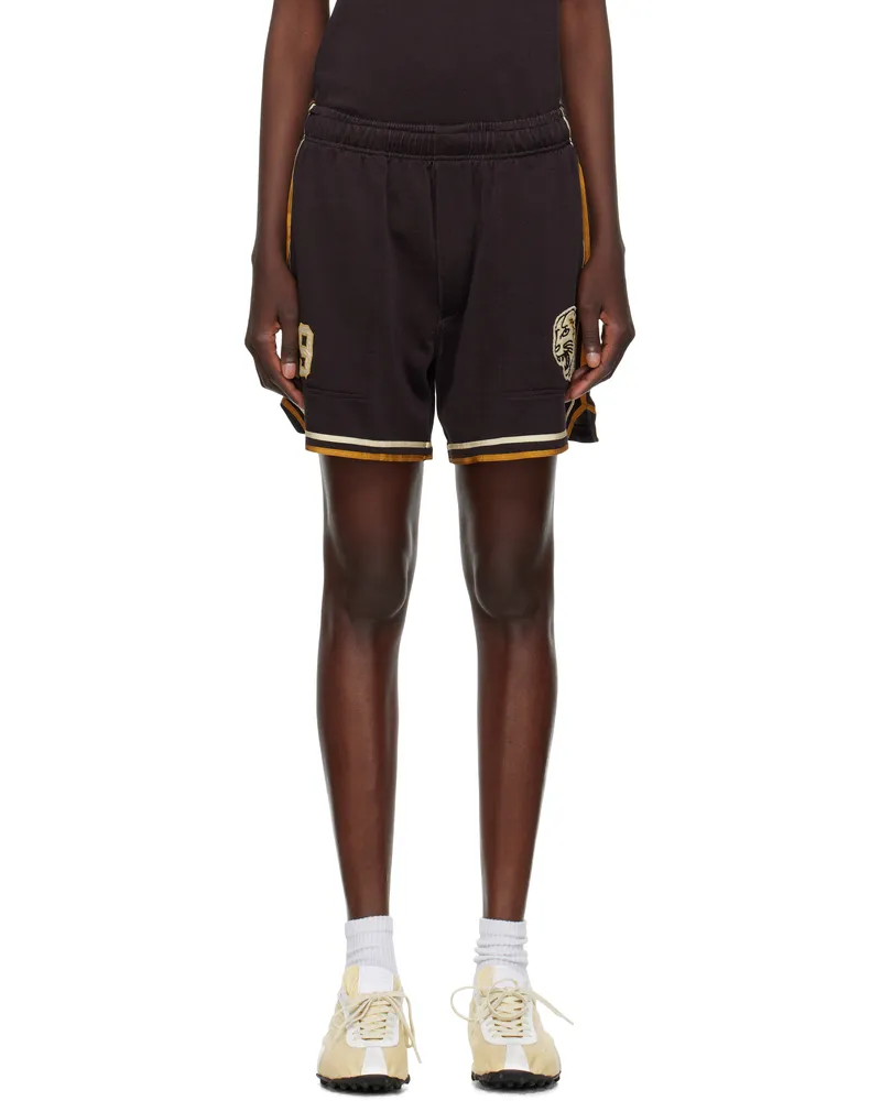 BODE Brown Bobcat Shorts Brblk
