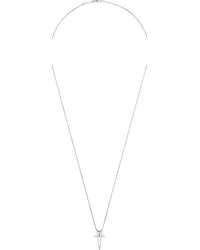 Rick Owens Silver Pentagram Charm Necklace Palladio