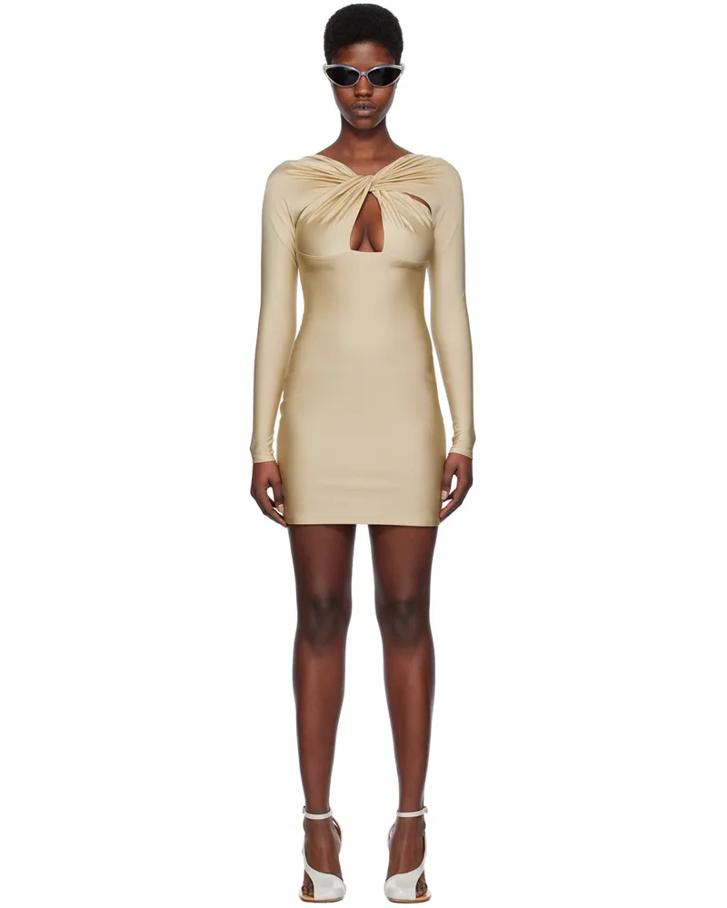 COPERNI Beige Twisted Minidress Beige