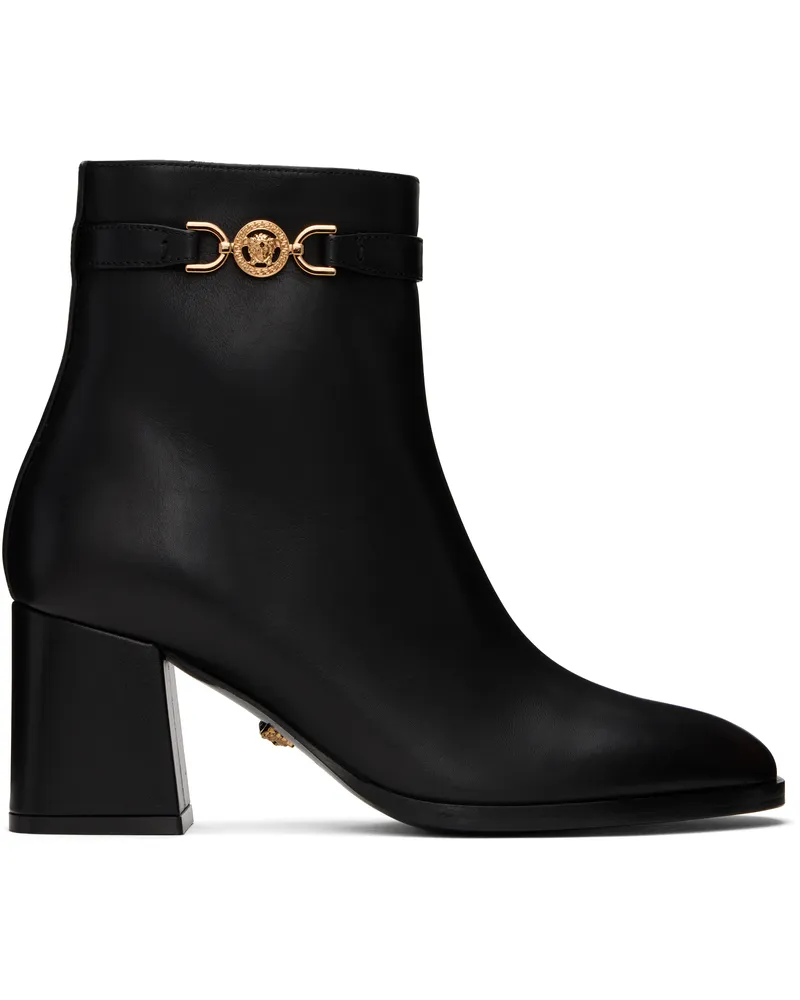Versace Black Medusa Boots 1b00v-black-gold