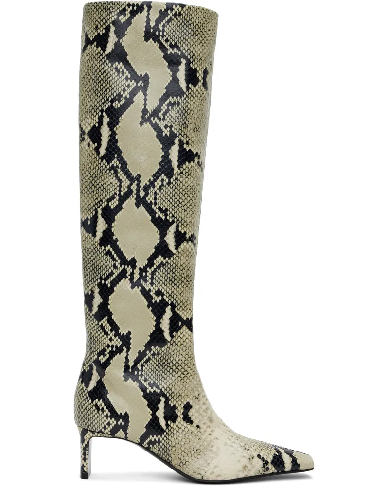 KHAITE Khaki Ona Knee-High Boots 121