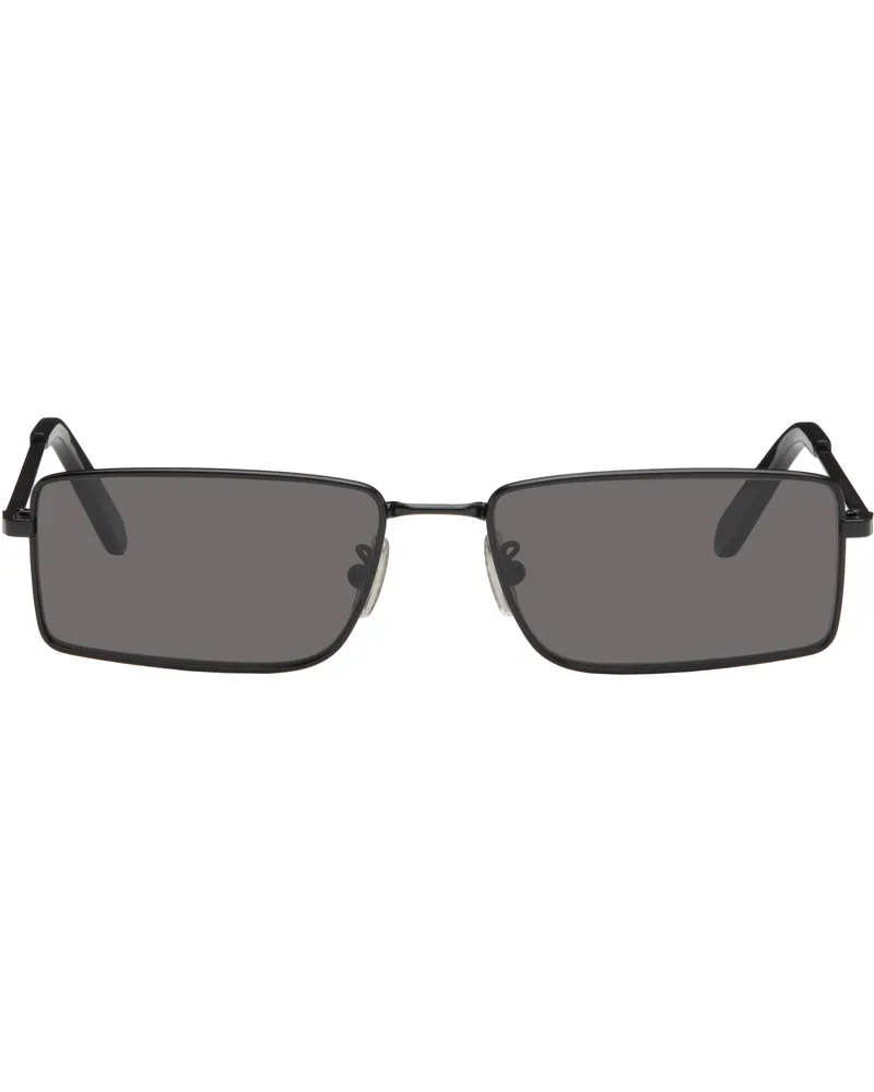 RETROSUPERFUTURE Black Chopper Fiammato Sunglasses Black