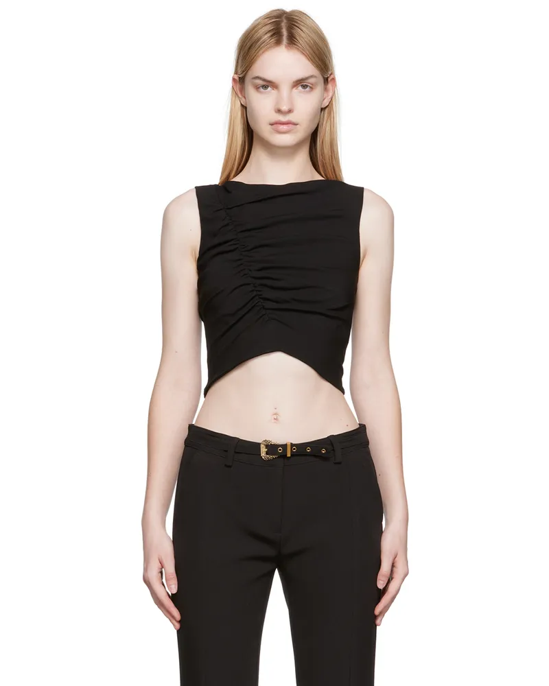 Versace Black Medusa Tank Top 1b000