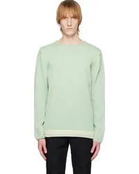 Comme des Garçons Green Crewneck Sweater Green