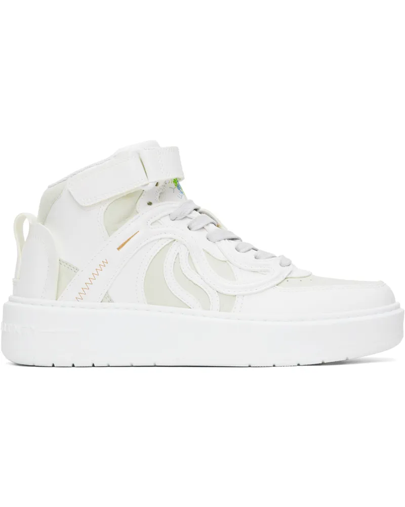 Stella McCartney White & Gray S-Wave 2 Sneakers 1902