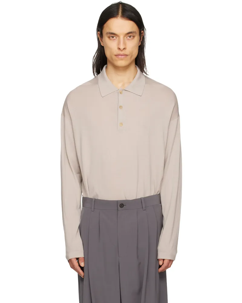 The Row Taupe Dijon Polo Taupe