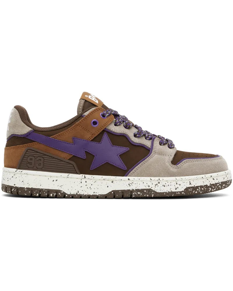 BAPE Brown Sk8 Sta #7 Sneakers Brown