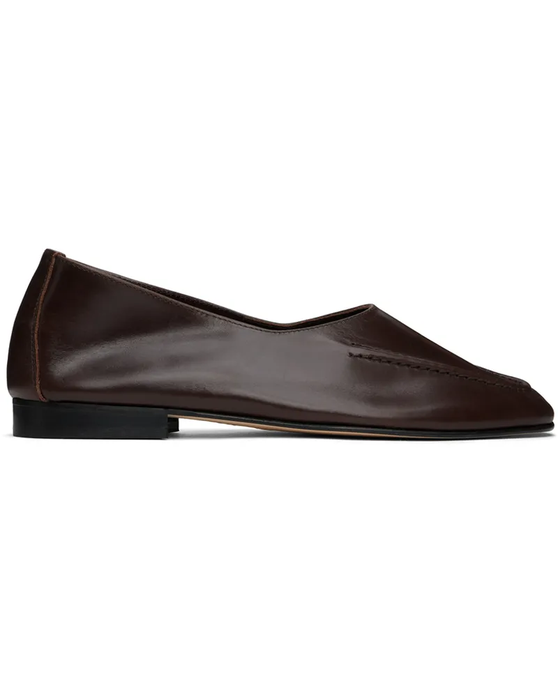 HEREU Brown Juliol Loafers Dark