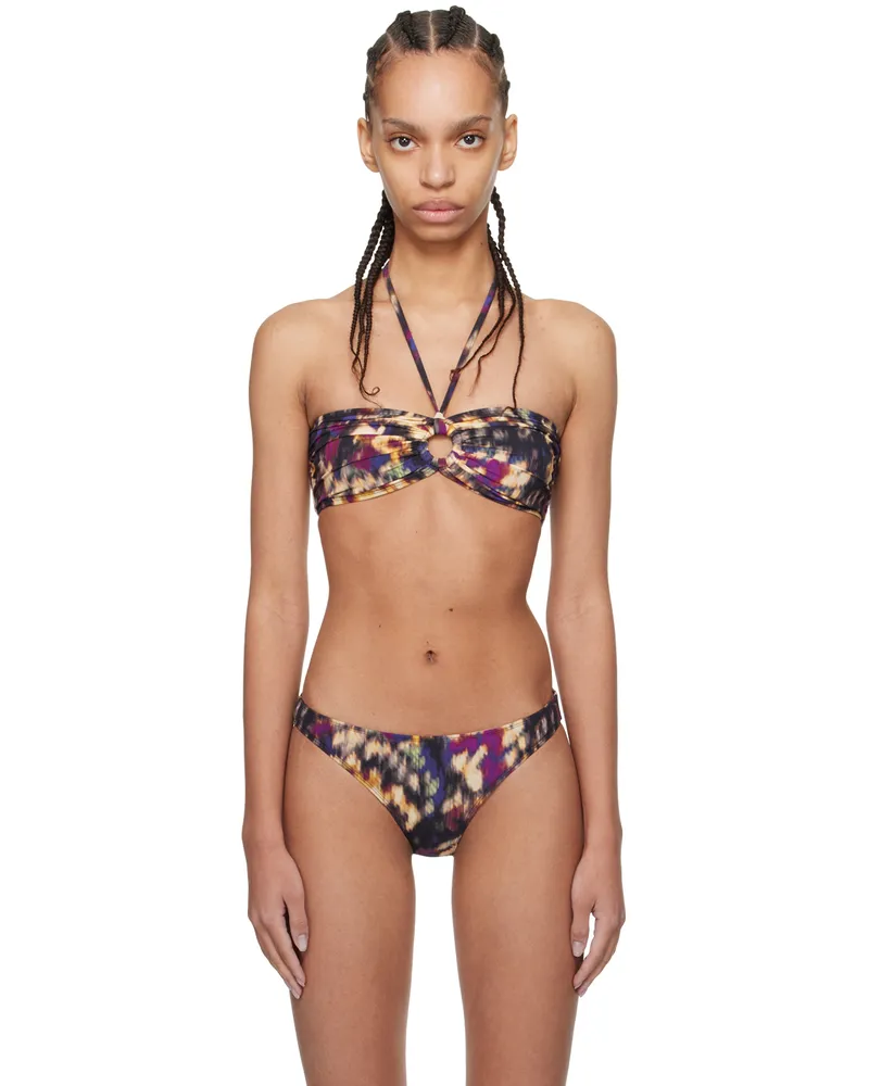 Étoile Isabel Marant Multicolor Starnea Bikini Top Oebk