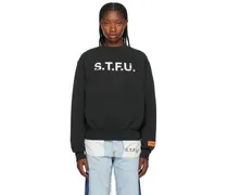 Black 'S.T.F.U.' Sweatshirt