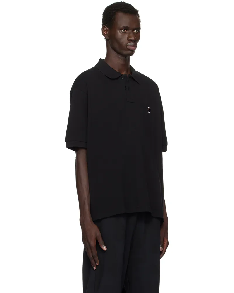 BAPE Black Ape Head One Point Relaxed Fit Polo bei MyBestBrands shoppen