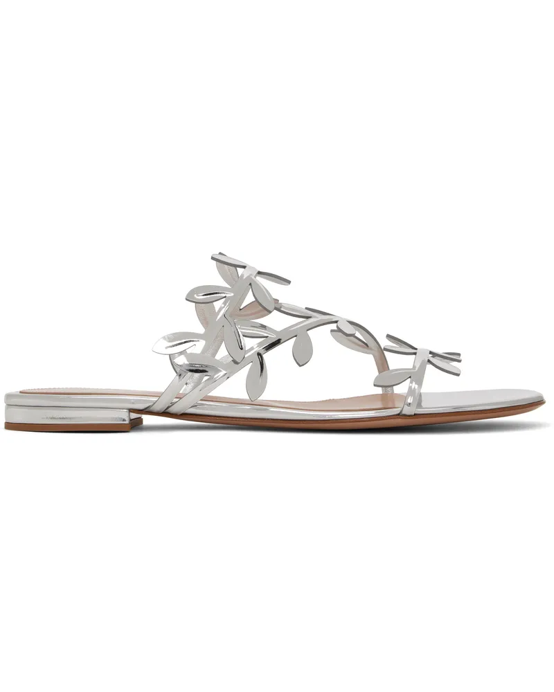 Gianvito Rossi Silver Flavia 05 Sandals Silver